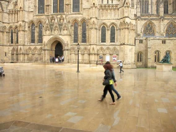 Marshalls supplied the paving outside York Minster