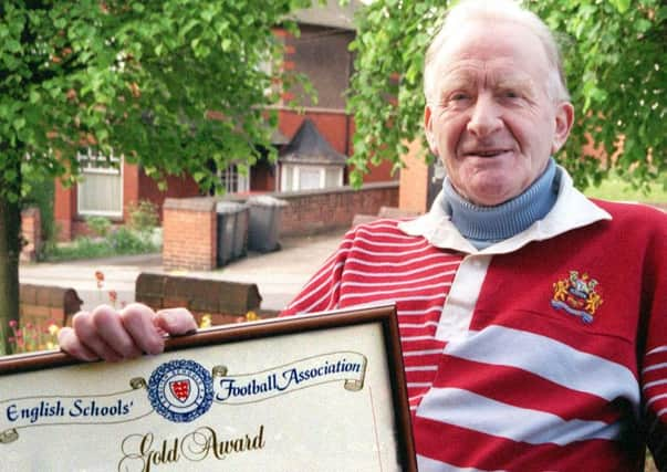 Jack Coleman was a stalwart of the school football scene in Doncaster.