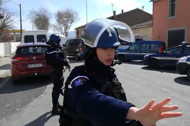 Friday's incident in France. (La Depeche Du Midi via AP)