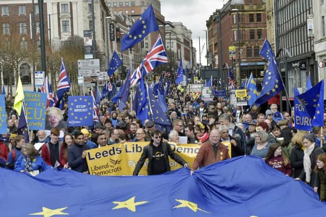 Leeds Brexit March