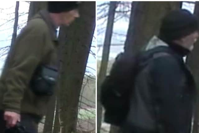 Wildlife officers in North Yorkshire want to identify these two men.