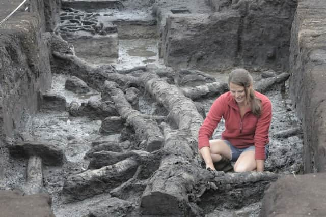 Dr Nicky Milner from the University of York at Star Carr near Scarborough. Picture: Tony Bartholomew