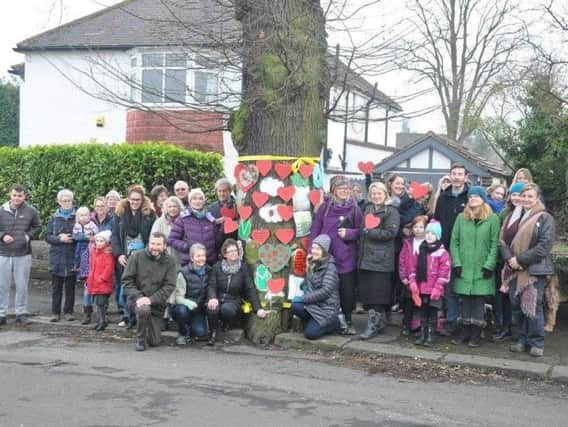 Local residents have been fighting to save the Vernon Oak from being felled.