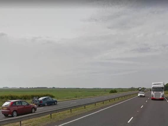 Brigg Road, near Barton upon Humber. Picture: Google.