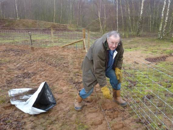 Mick Townsend at the Mosaic Reserve.