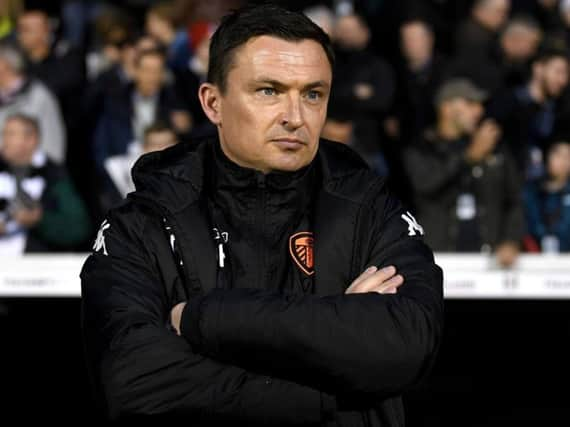 Leeds United head coach Paul Heckingbottom