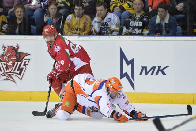 Sheffield Steelers were beaten 3-1 by Cardiff Devils in the Elite League play-off final (Picture: Dean Woolley)