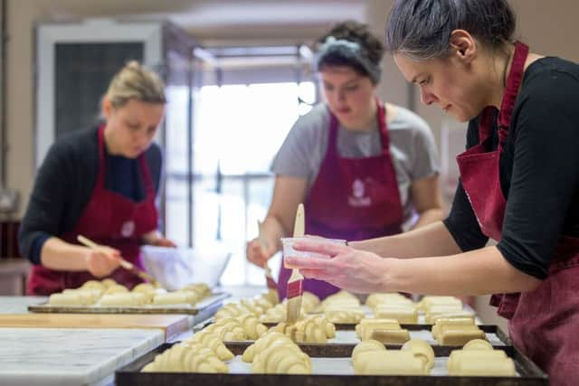 Students being put through their paces at the School of Artisan Food