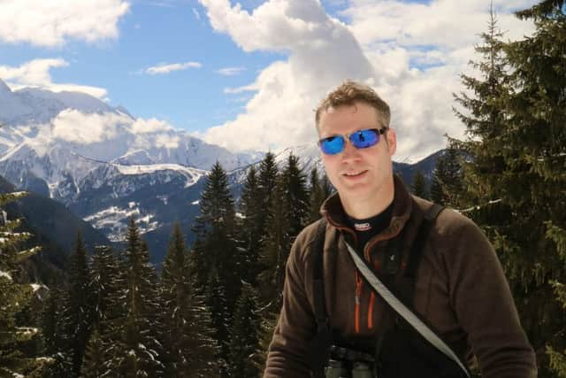 Robert Fuller in the French Alps.