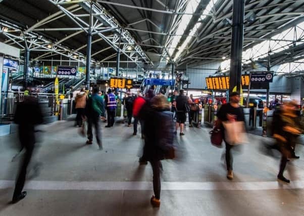 Leeds City Station.