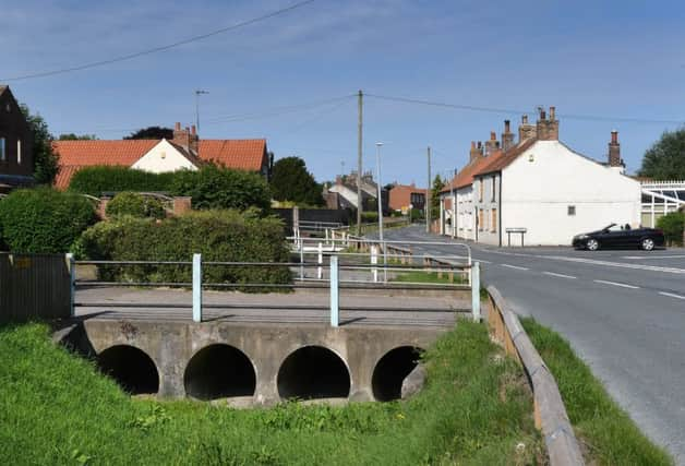 The Gypsey Race in its dried-out state as it passes Burton Fleming.
Picture by Paul Atkinson