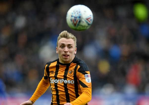 ON TARGET: Hull City's Jarrod Bowen. Picture James Hardisty.