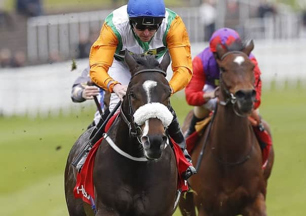 Forest Ranger and Tony Hamilton surge clear at Chester.