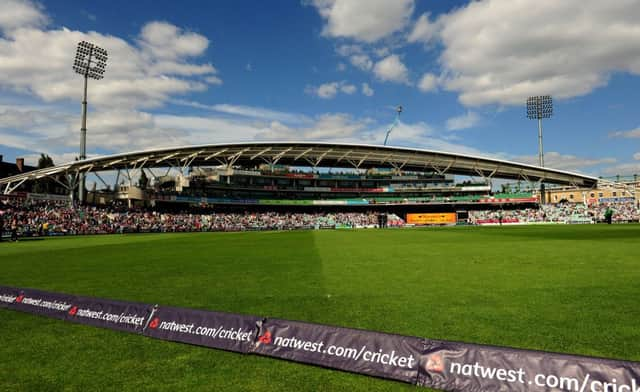 The Oval. Picture: PA.