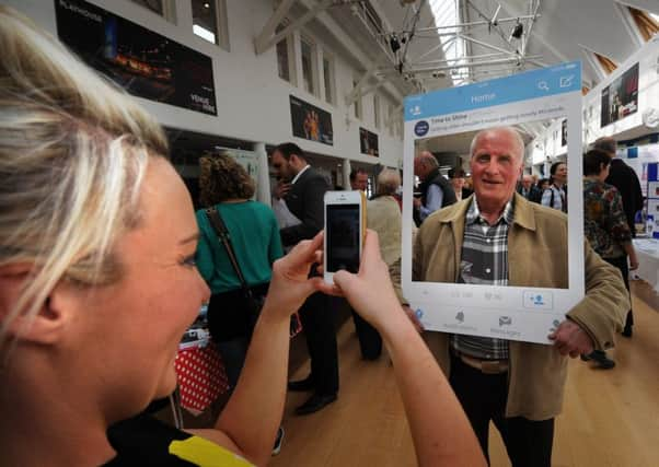 The first anniversary celebrations for Time to Shine Market at the West Yorkshire Playhouse, Leeds.Ted Hunter is pictured in the Frame. Picture by Simon Hulme