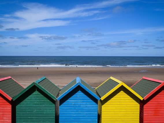 Whitby beach.