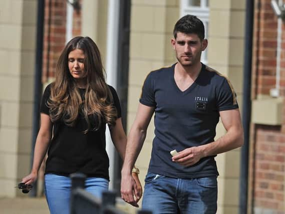 Natasha Massey and Ched Evans. (Photo: SWNS)