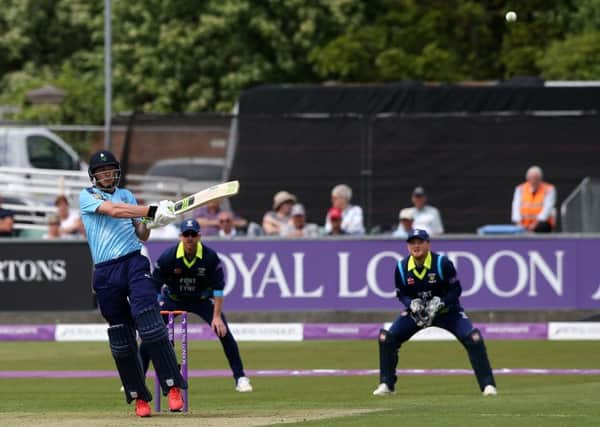 Yorkshire's Tom Kohler-Cadmore batting.   Picture by Tom Banks