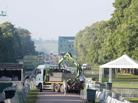 Clean-up underway. PIC: PA