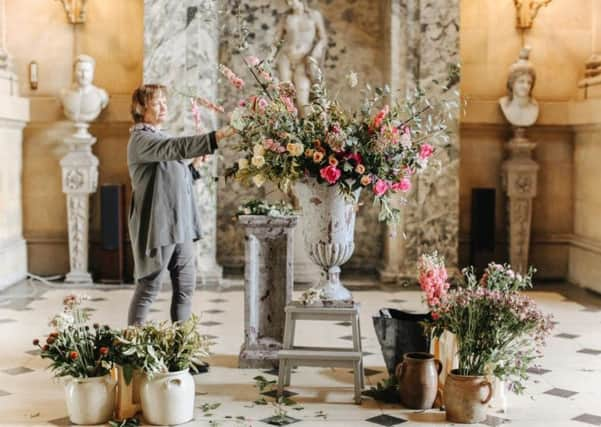 Award-winning designer Fiona Pickles at Castle Howard.