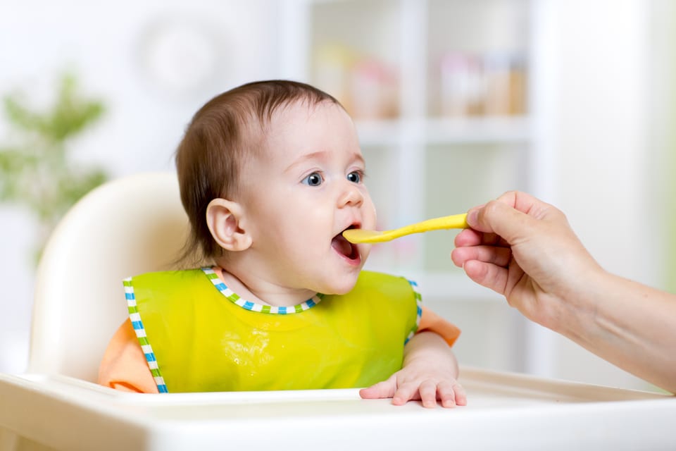 Giving sales baby weetabix