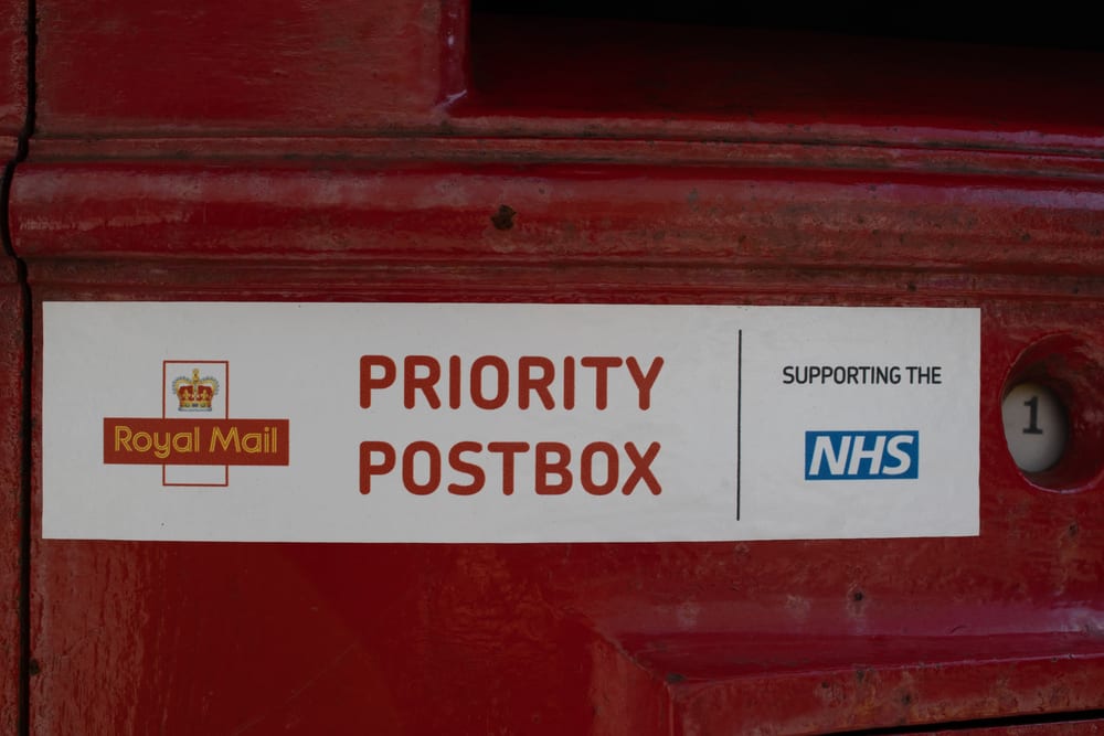 Priority post box 2024 near me